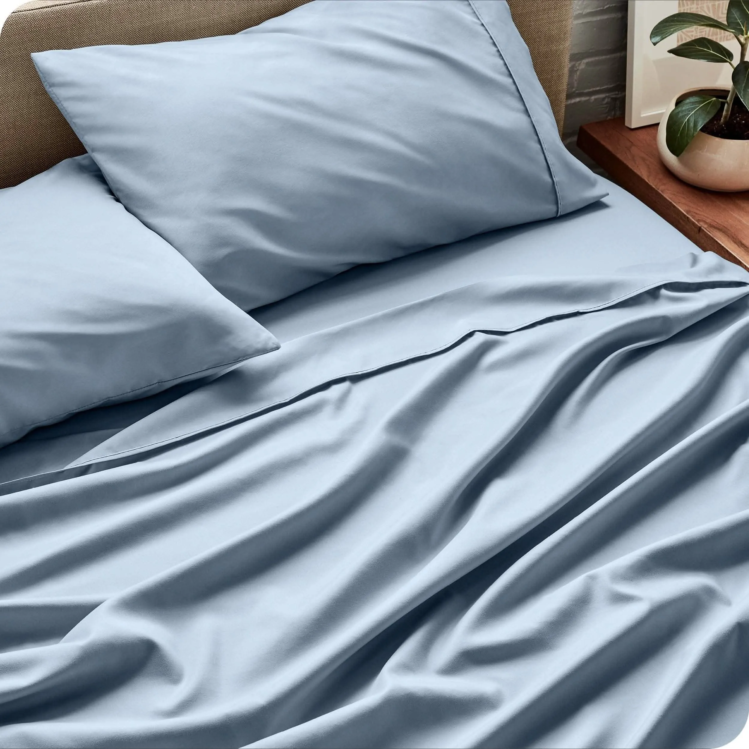 Microfiber Hydro-Brushed Sheet Set - King