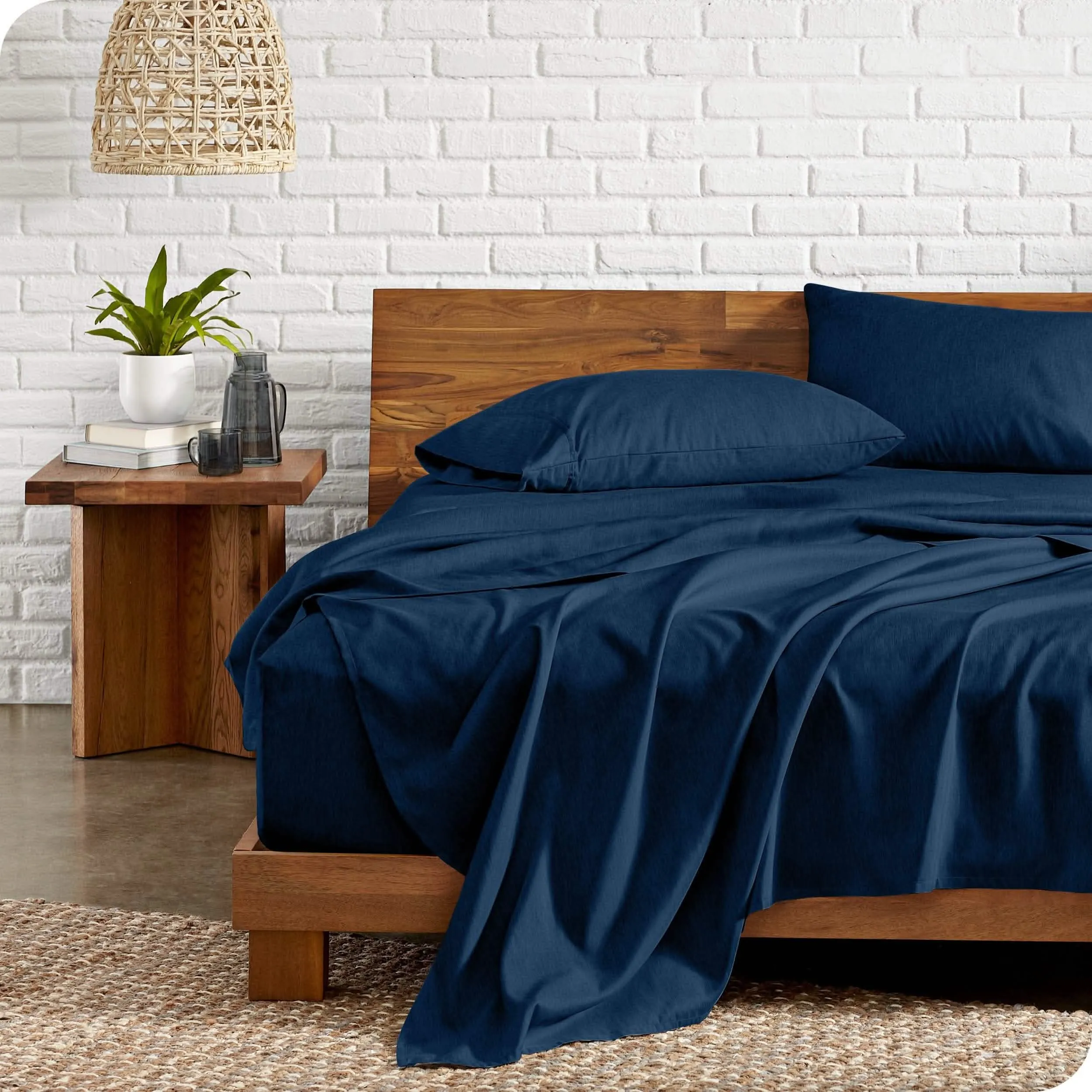 Microfiber Hydro-Brushed Sheet Set - King