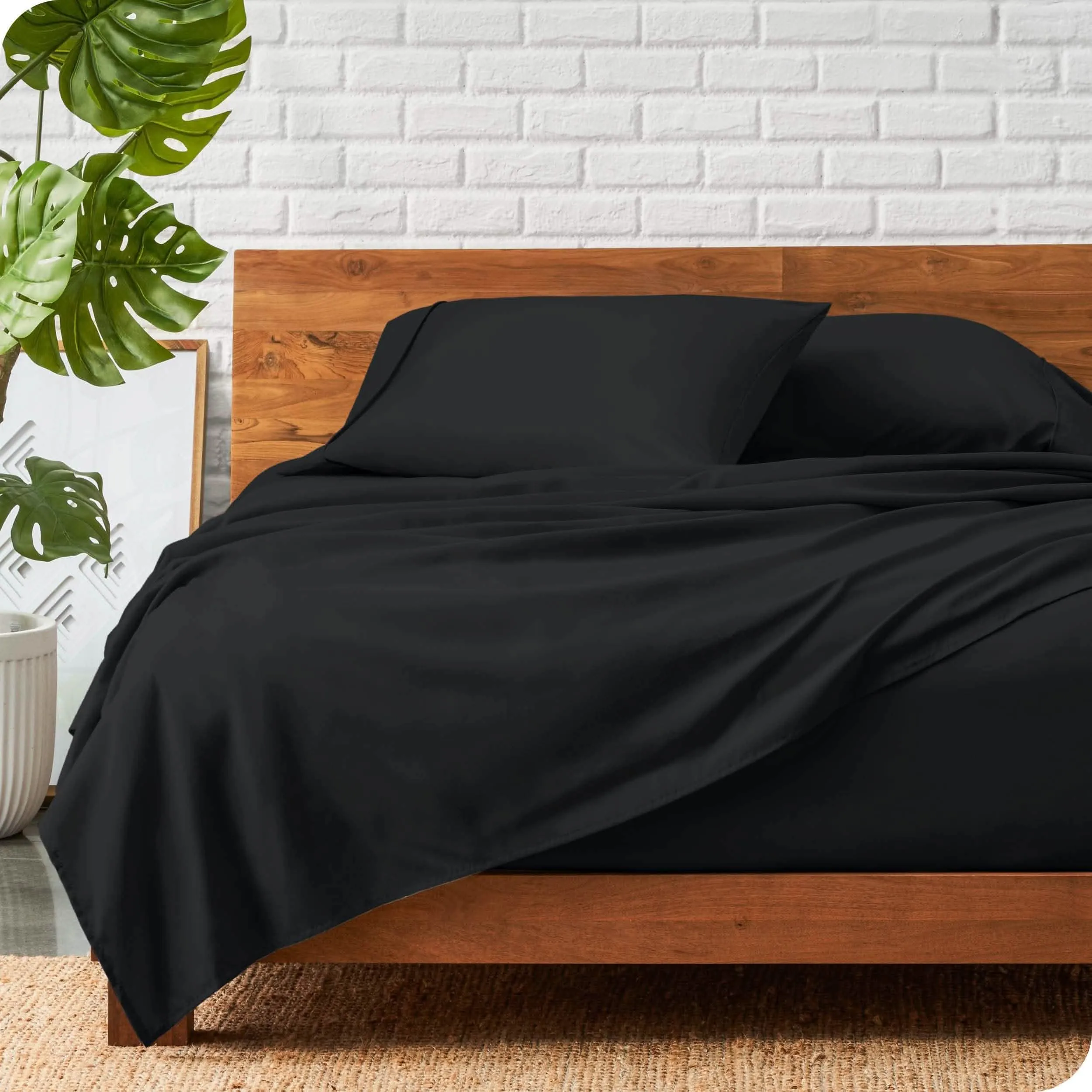 Microfiber Hydro-Brushed Sheet Set - King