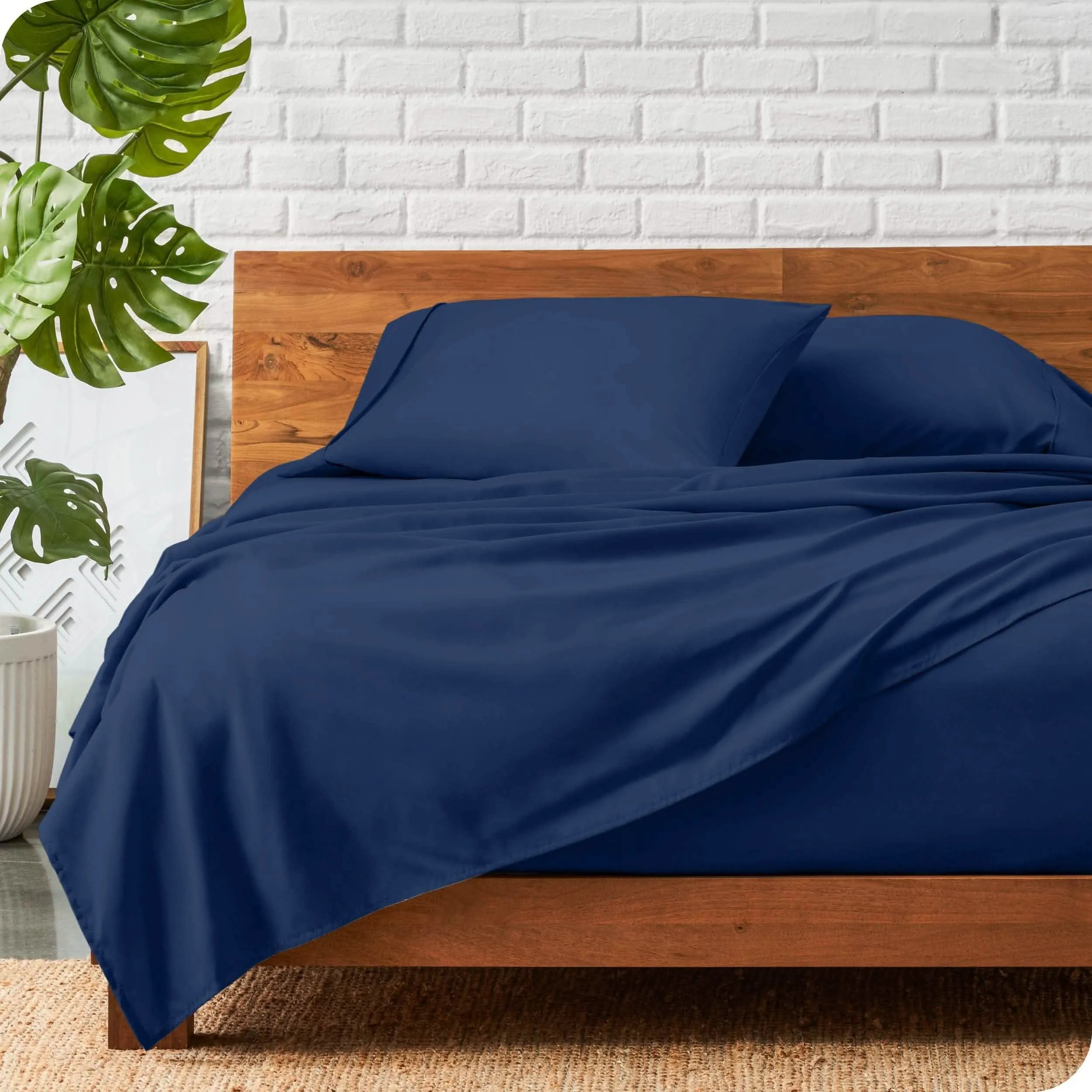 Microfiber Hydro-Brushed Sheet Set - King
