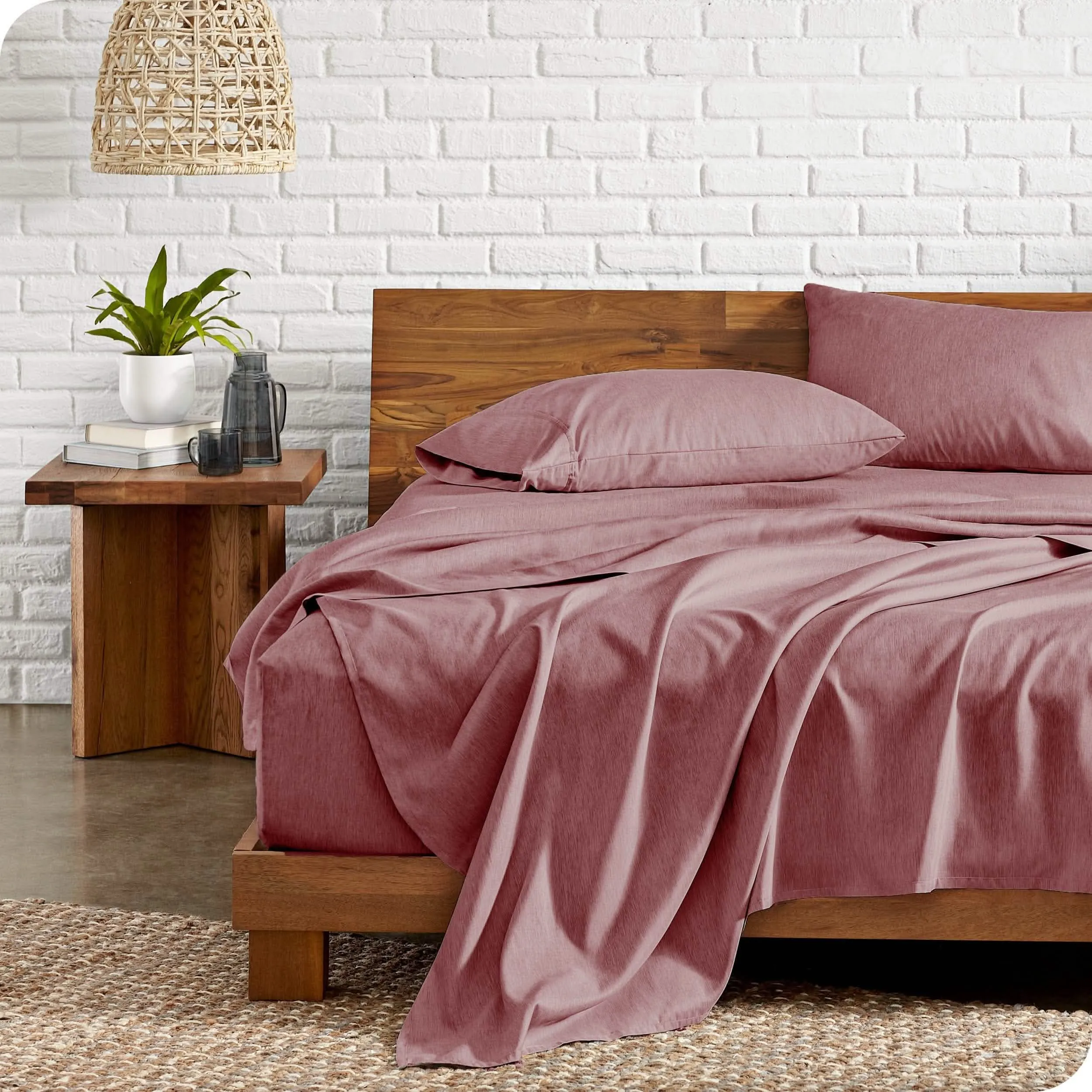 Microfiber Hydro-Brushed Sheet Set - King