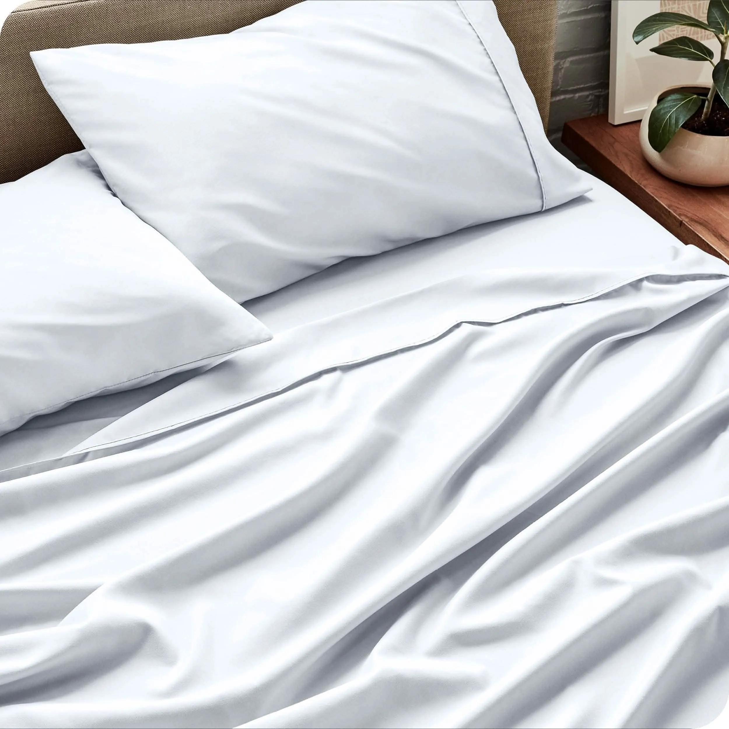 Microfiber Hydro-Brushed Sheet Set - King