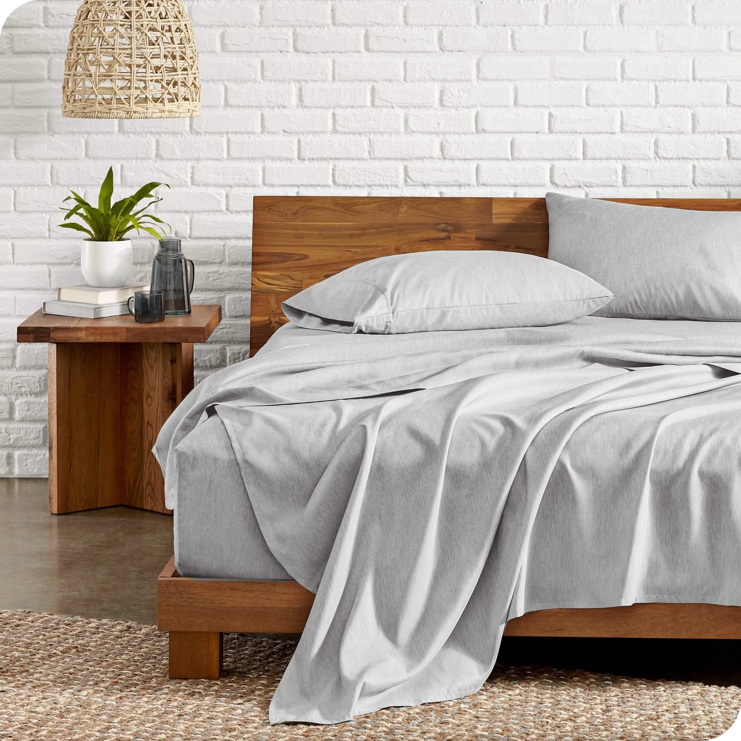Microfiber Hydro-Brushed Sheet Set - King