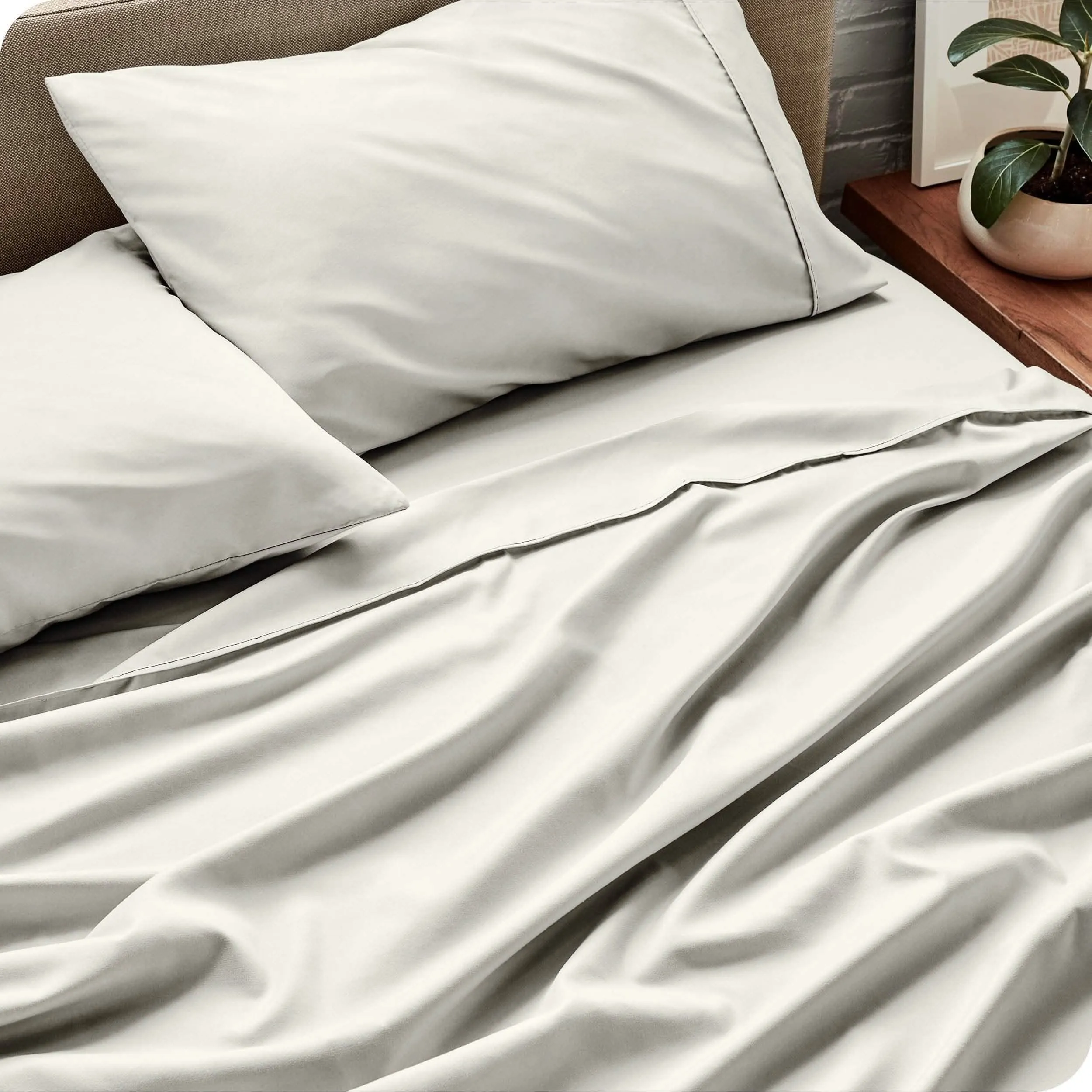 Microfiber Hydro-Brushed Sheet Set - King