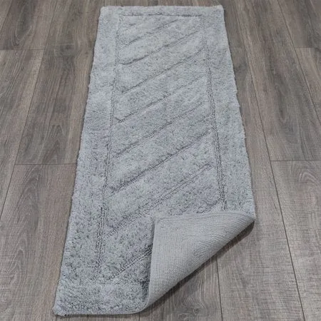 Ottomans Solid Cotton Bath Rugs and Mats