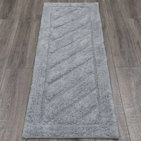 Ottomans Solid Cotton Bath Rugs and Mats