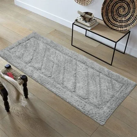 Ottomans Solid Cotton Bath Rugs and Mats