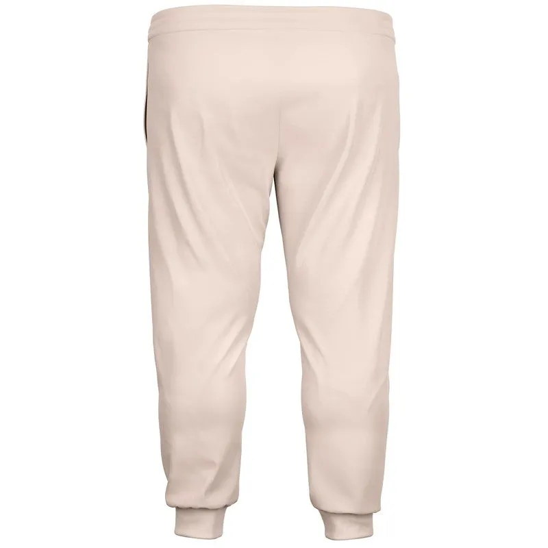Pale Red Joggers | Unisex | with PLUS sizes | Bright Pale Red | C0M10Y10K0