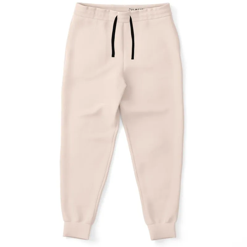 Pale Red Joggers | Unisex | with PLUS sizes | Bright Pale Red | C0M10Y10K0