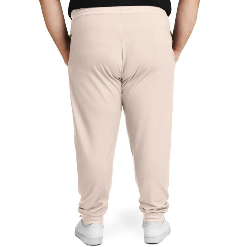 Pale Red Joggers | Unisex | with PLUS sizes | Bright Pale Red | C0M10Y10K0