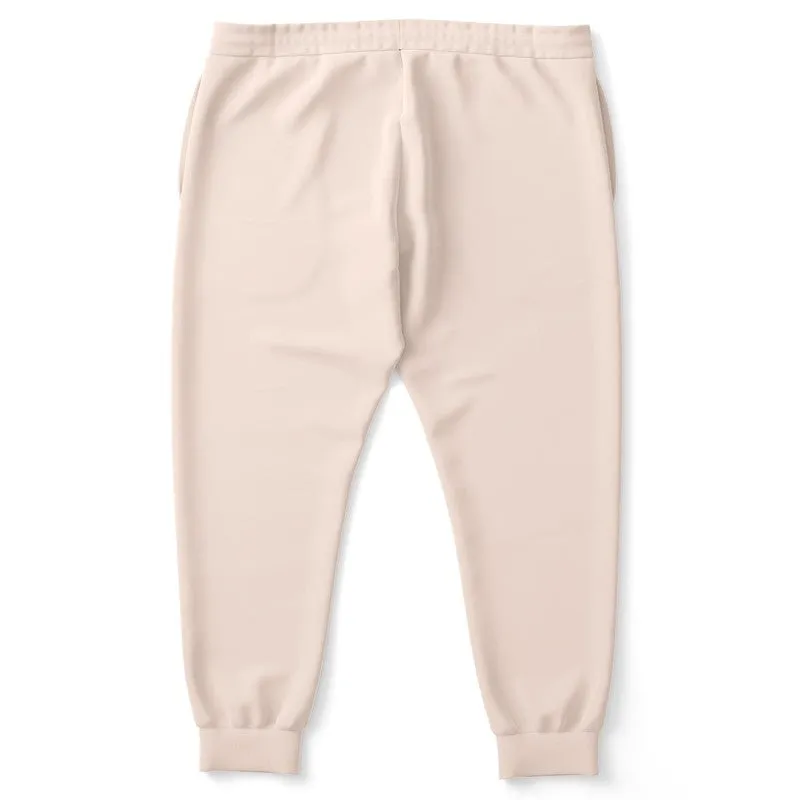 Pale Red Joggers | Unisex | with PLUS sizes | Bright Pale Red | C0M10Y10K0