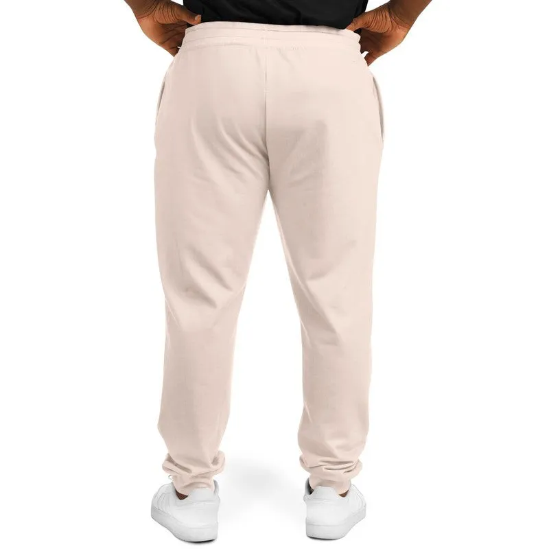 Pale Red Joggers | Unisex | with PLUS sizes | Bright Pale Red | C0M10Y10K0