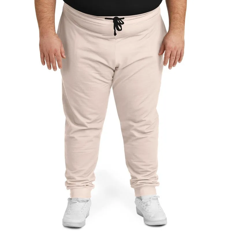 Pale Red Joggers | Unisex | with PLUS sizes | Bright Pale Red | C0M10Y10K0