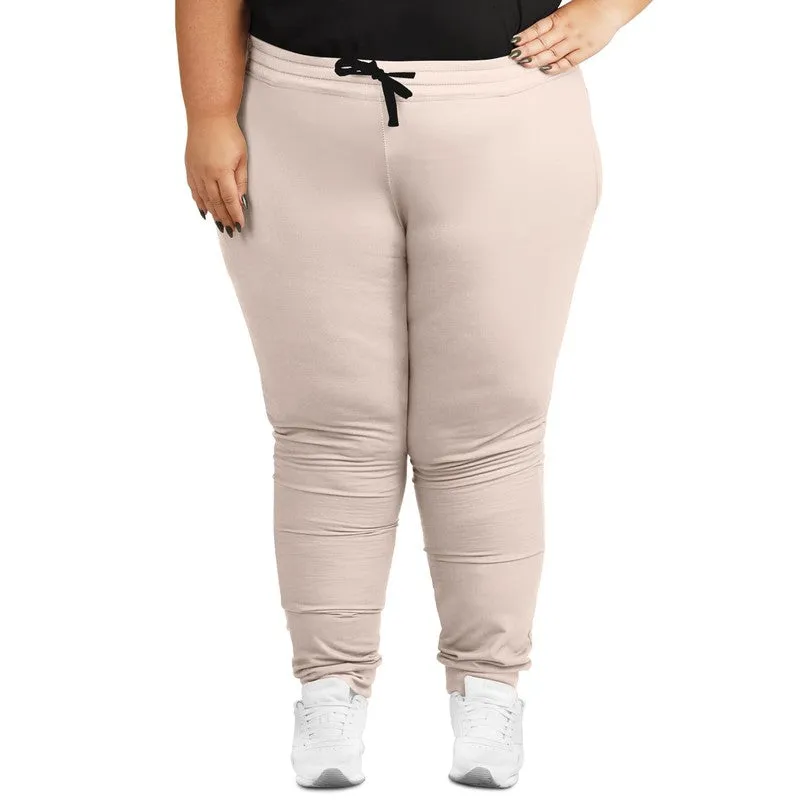 Pale Red Joggers | Unisex | with PLUS sizes | Bright Pale Red | C0M10Y10K0