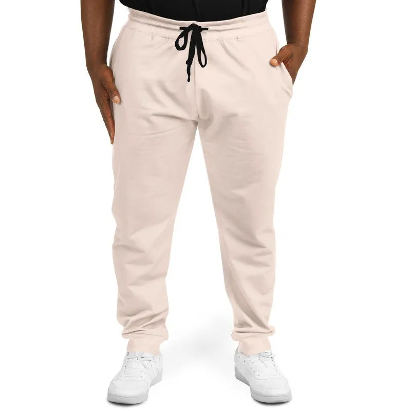 Pale Red Joggers | Unisex | with PLUS sizes | Bright Pale Red | C0M10Y10K0