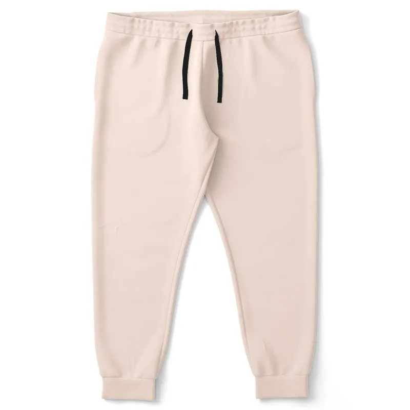 Pale Red Joggers | Unisex | with PLUS sizes | Bright Pale Red | C0M10Y10K0