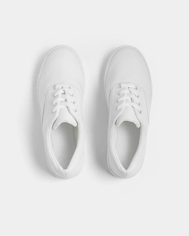 Pale White Men's Canvas Sneakers | Men's | White | C0M0Y0K0