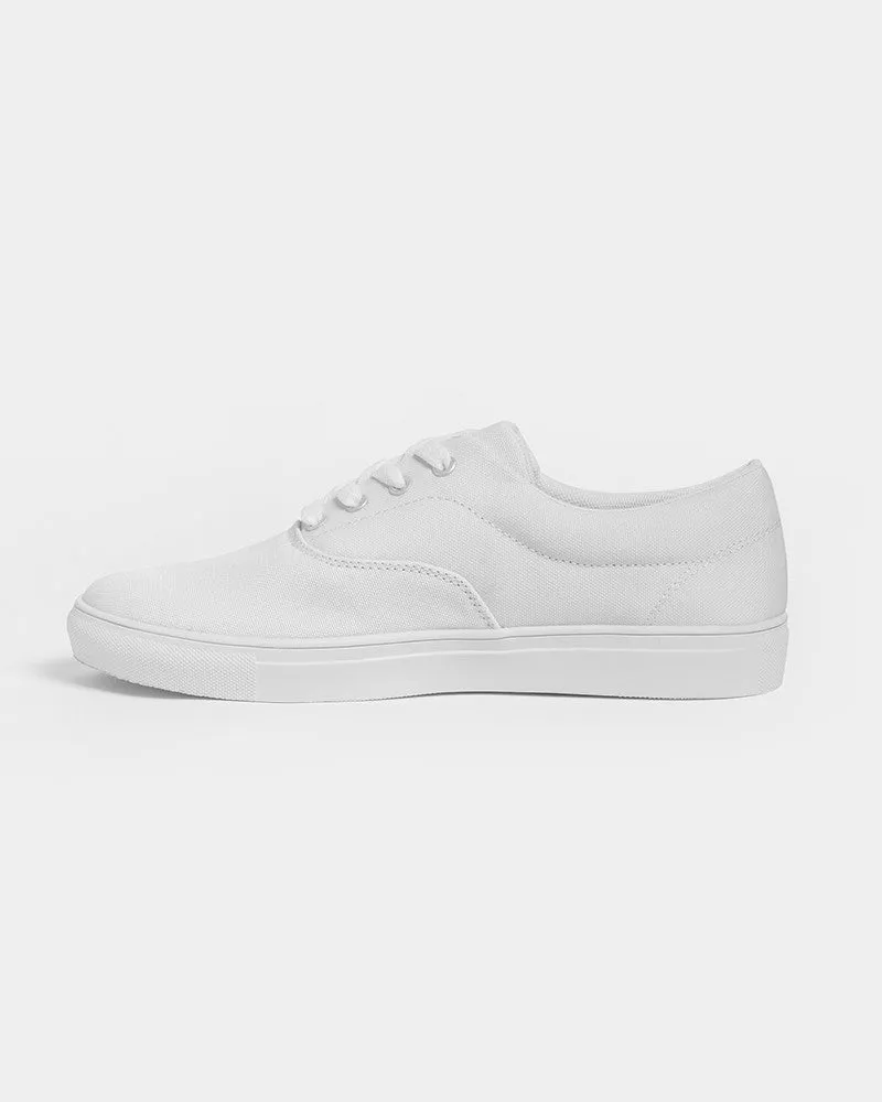 Pale White Men's Canvas Sneakers | Men's | White | C0M0Y0K0