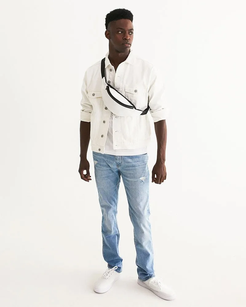 Pale White Men's Canvas Sneakers | Men's | White | C0M0Y0K0