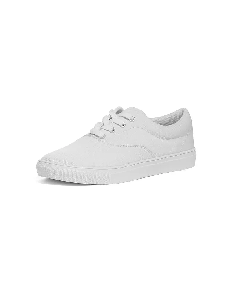 Pale White Men's Canvas Sneakers | Men's | White | C0M0Y0K0