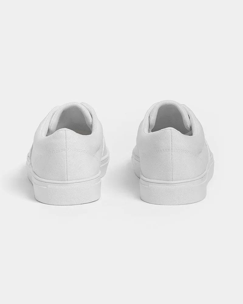 Pale White Men's Canvas Sneakers | Men's | White | C0M0Y0K0
