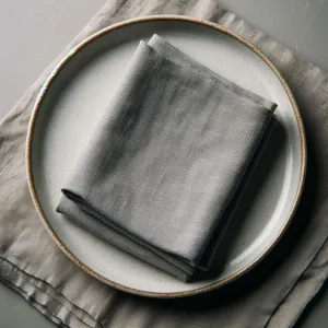 Perfect Grey Linen Napkin