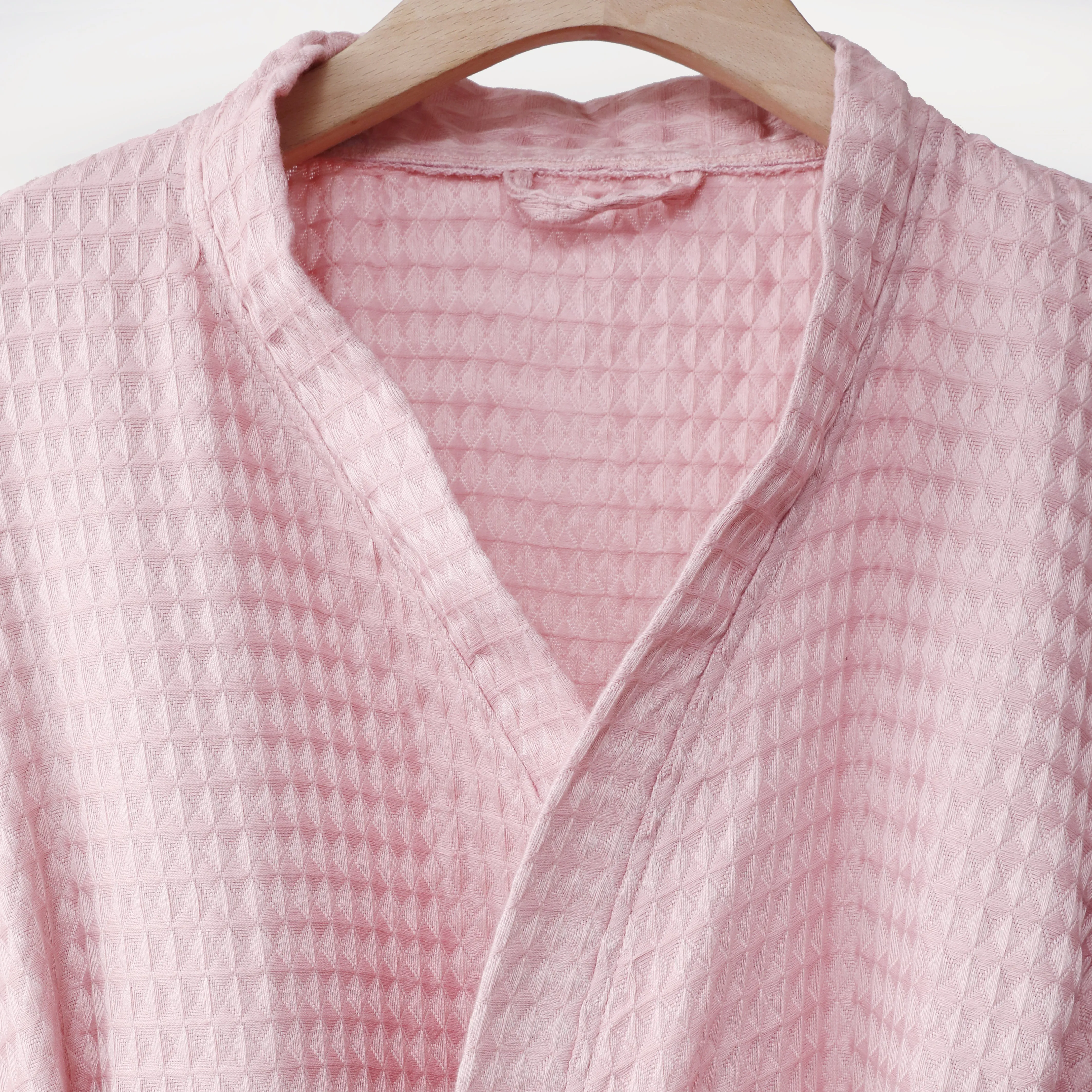 Pink Waffle Bathrobe