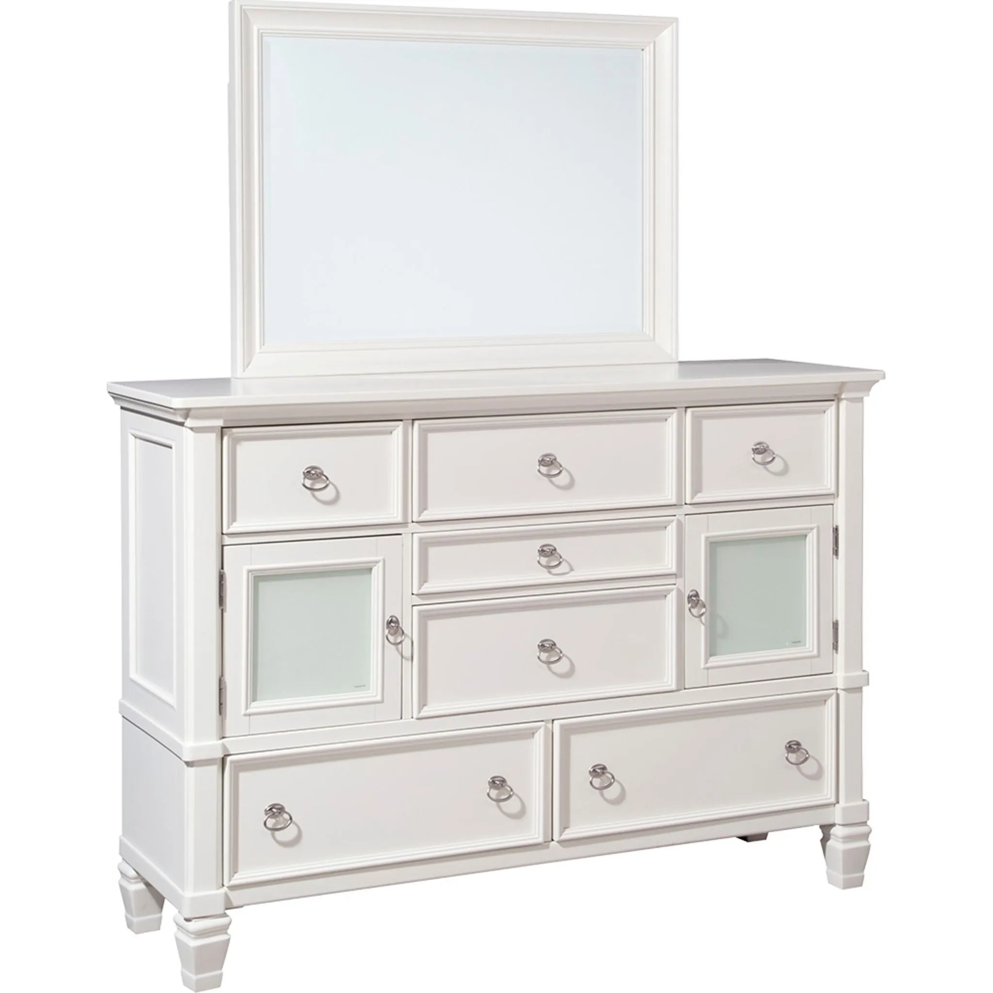 Prentice 5 Piece Bedroom Package - White