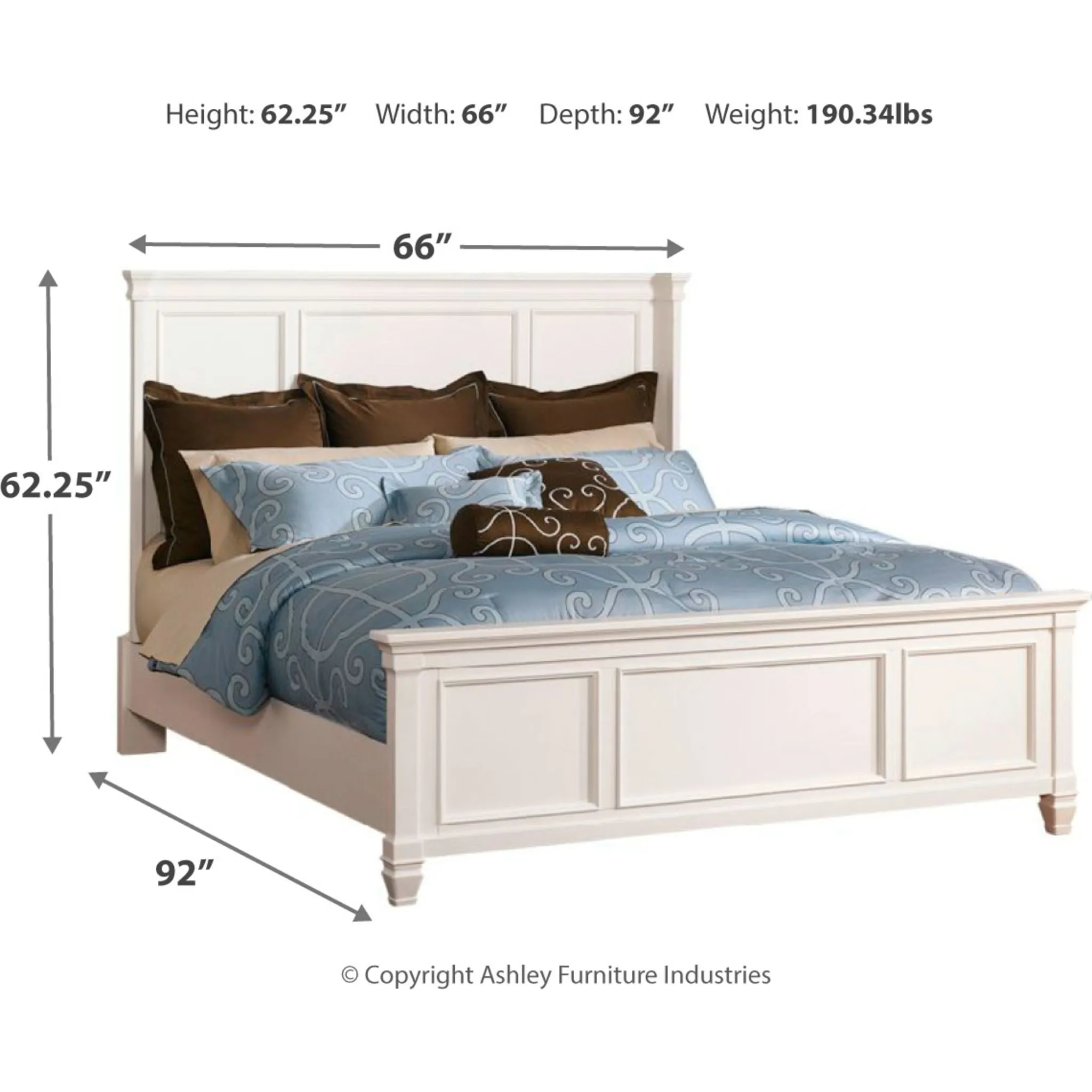 Prentice 5 Piece Bedroom Package - White