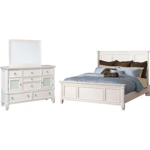 Prentice 5 Piece Bedroom Package - White