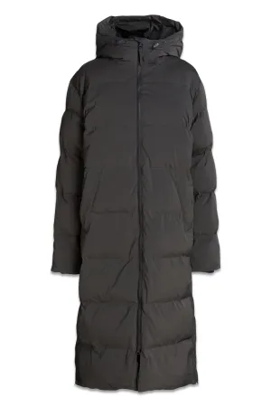 Quilted Padded Shell Hooded Coat