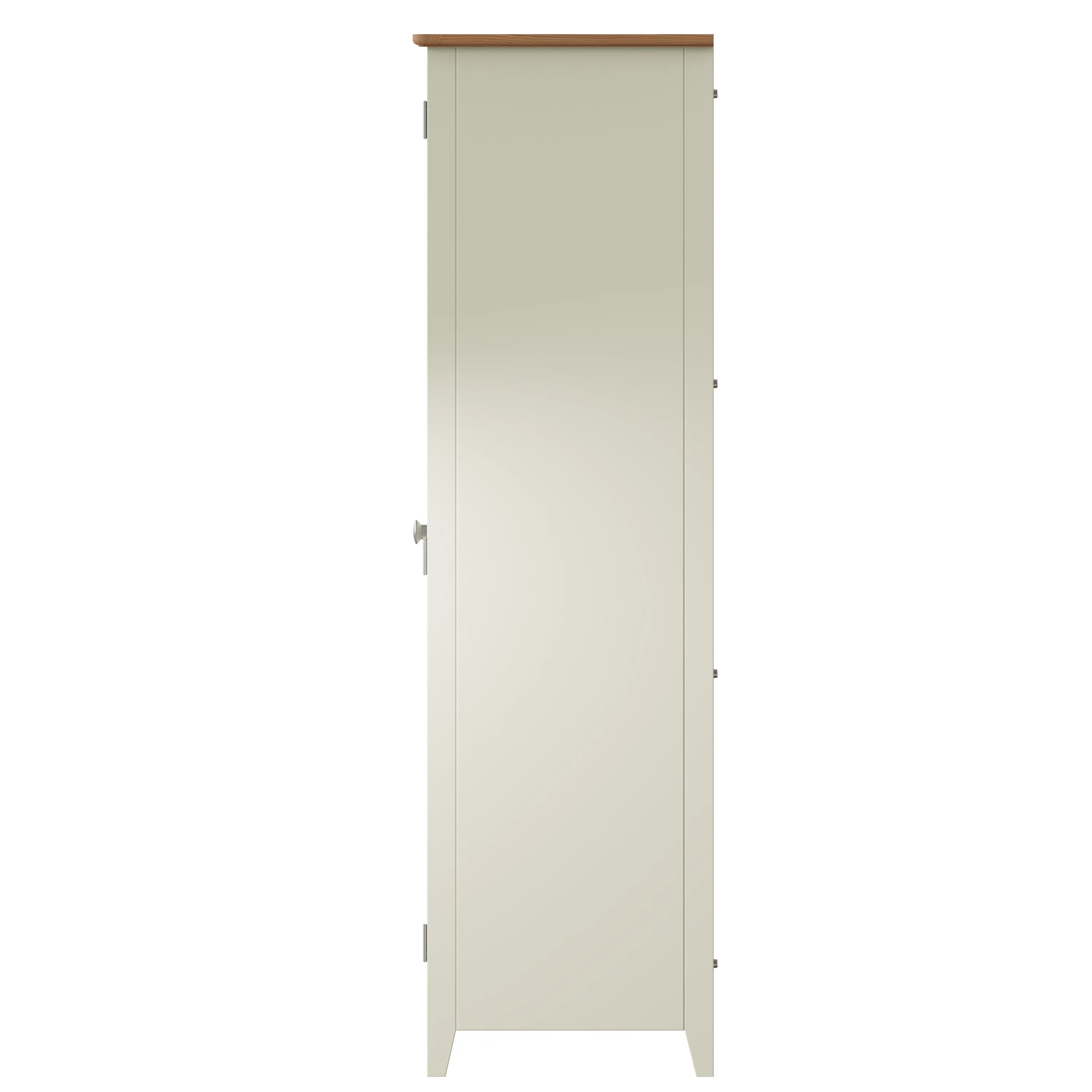 Salisbury Pure White Wardrobe 2 Door Full Hanging 85 x 52 x 180 cm