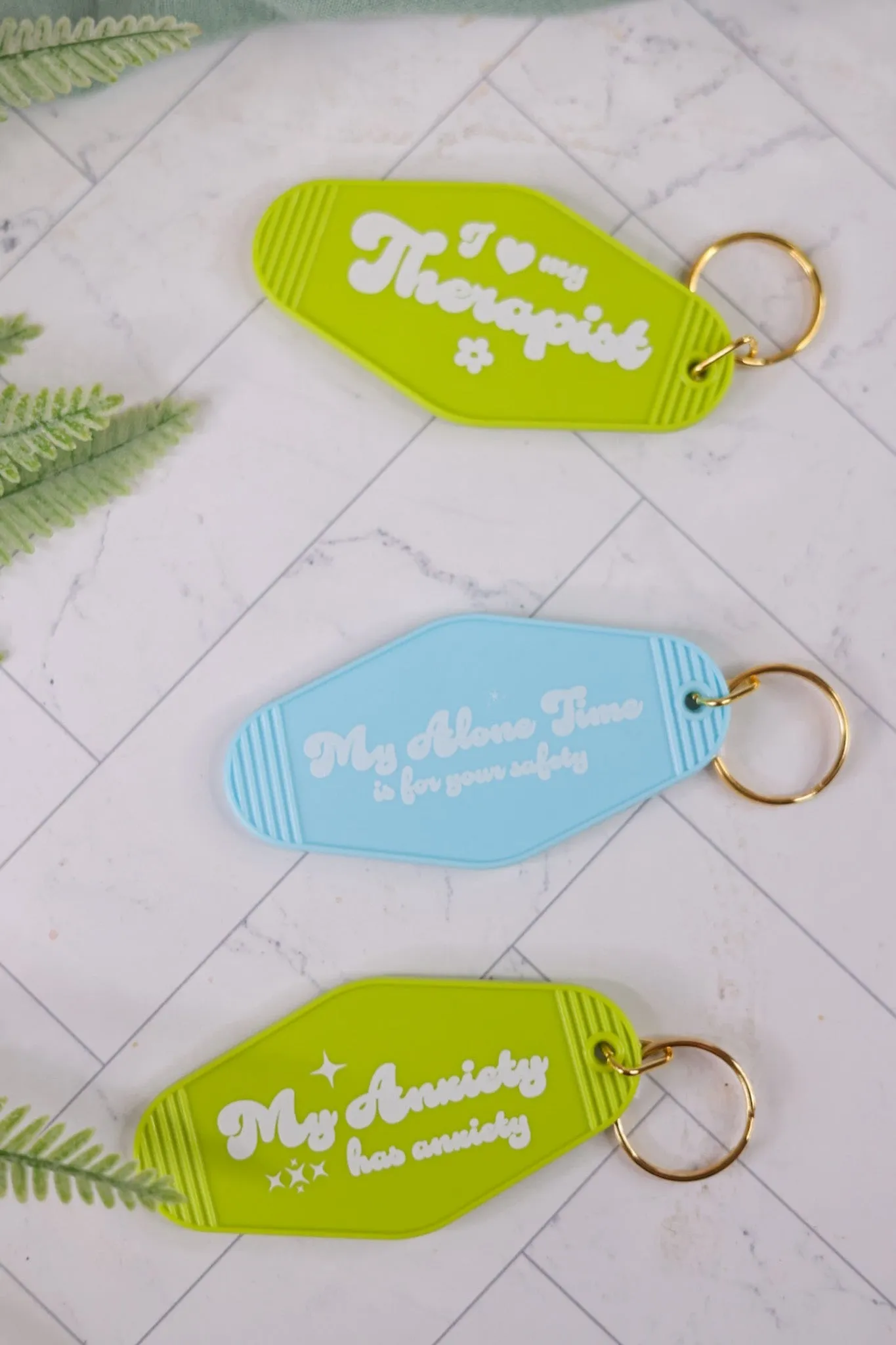 Salty Retro Motel Keychain (3 Styles)