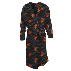 San Francisco Giants Grandstand Microfleece Bathrobe in Black