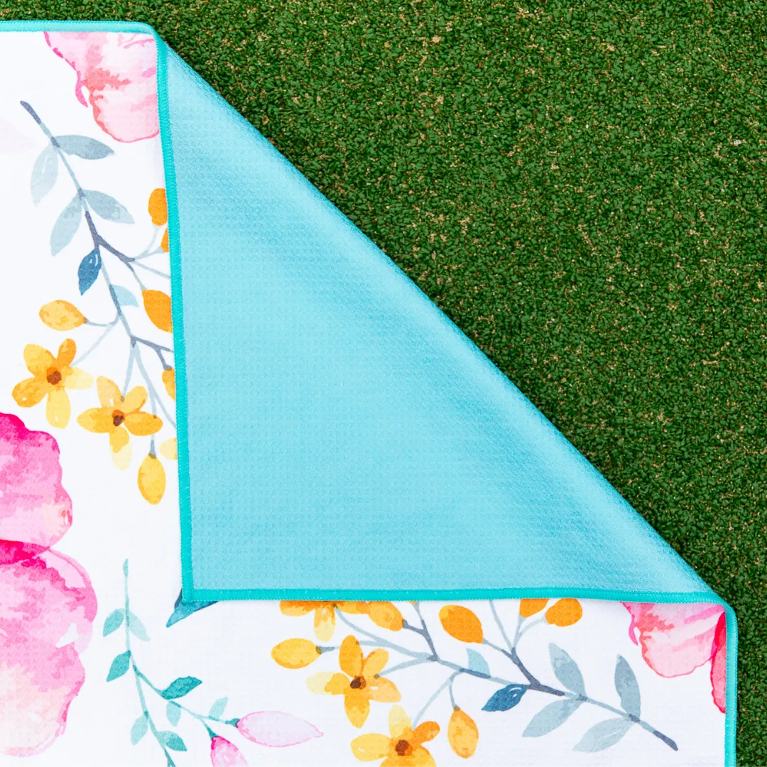 Sand Free Waffle Beach Towel - Dahlia