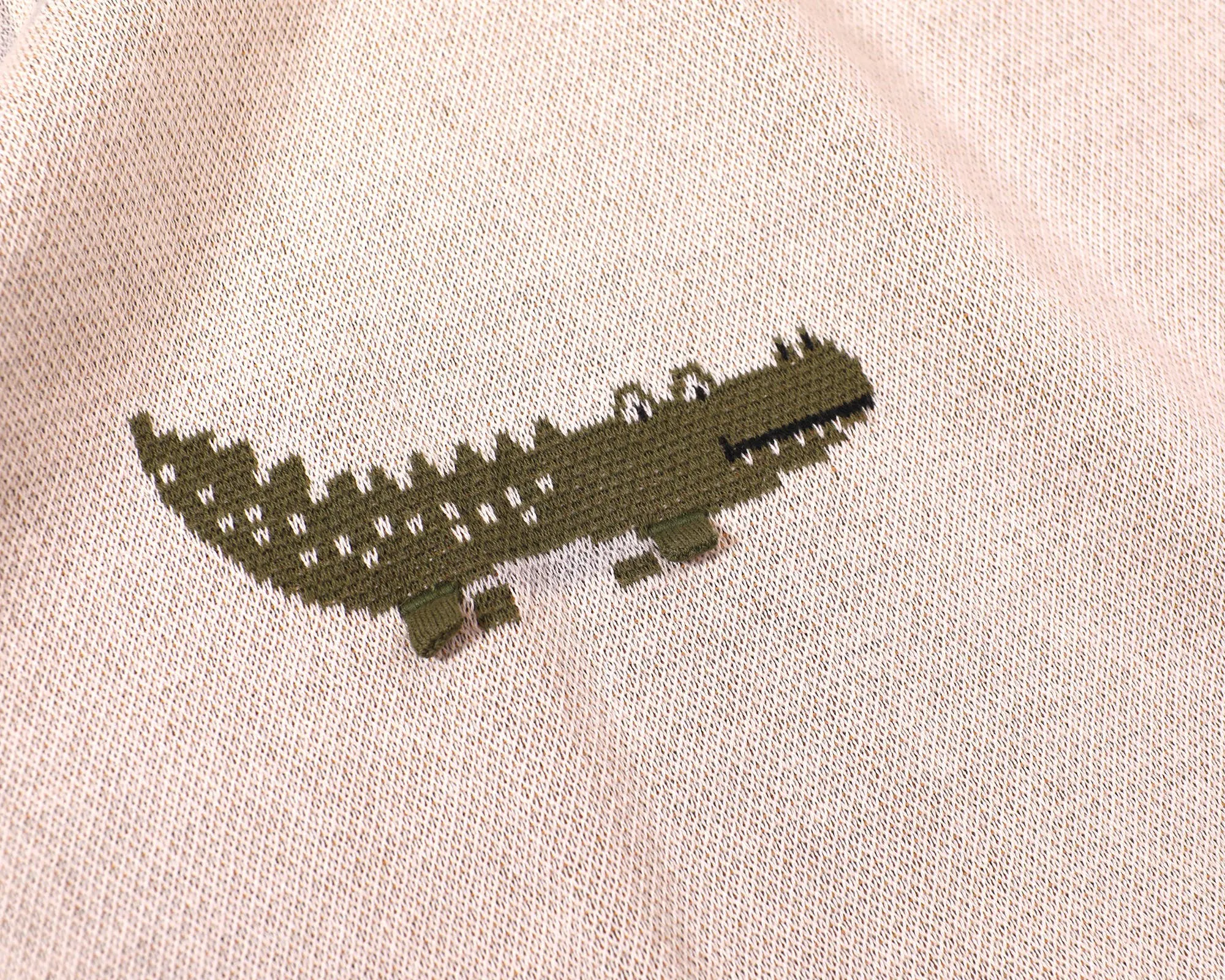 Savannah-Organic 3D Jacquard Baby Blanket (Sweater Knit)