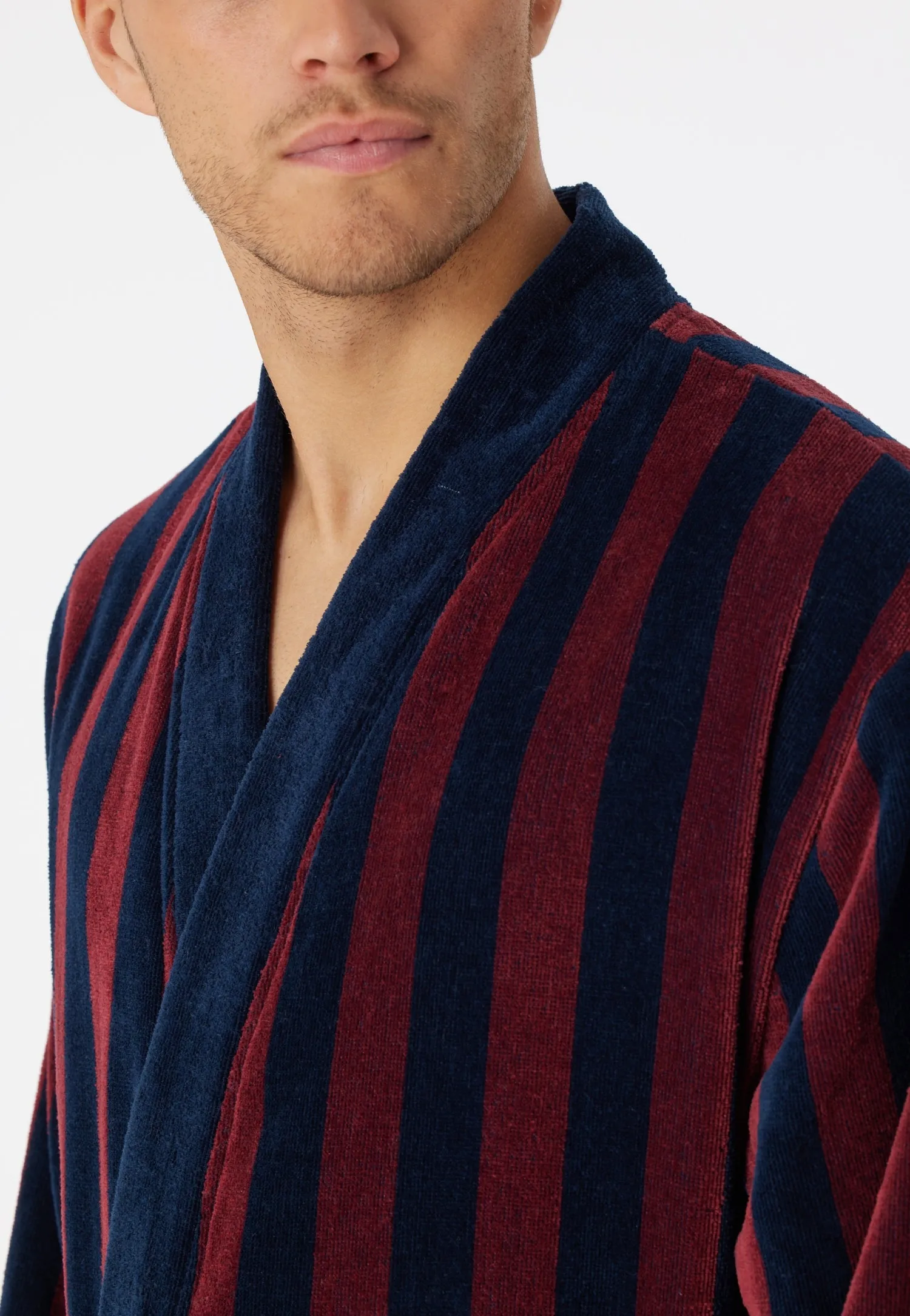 Schiesser - Essentials - Striped Bathrobe