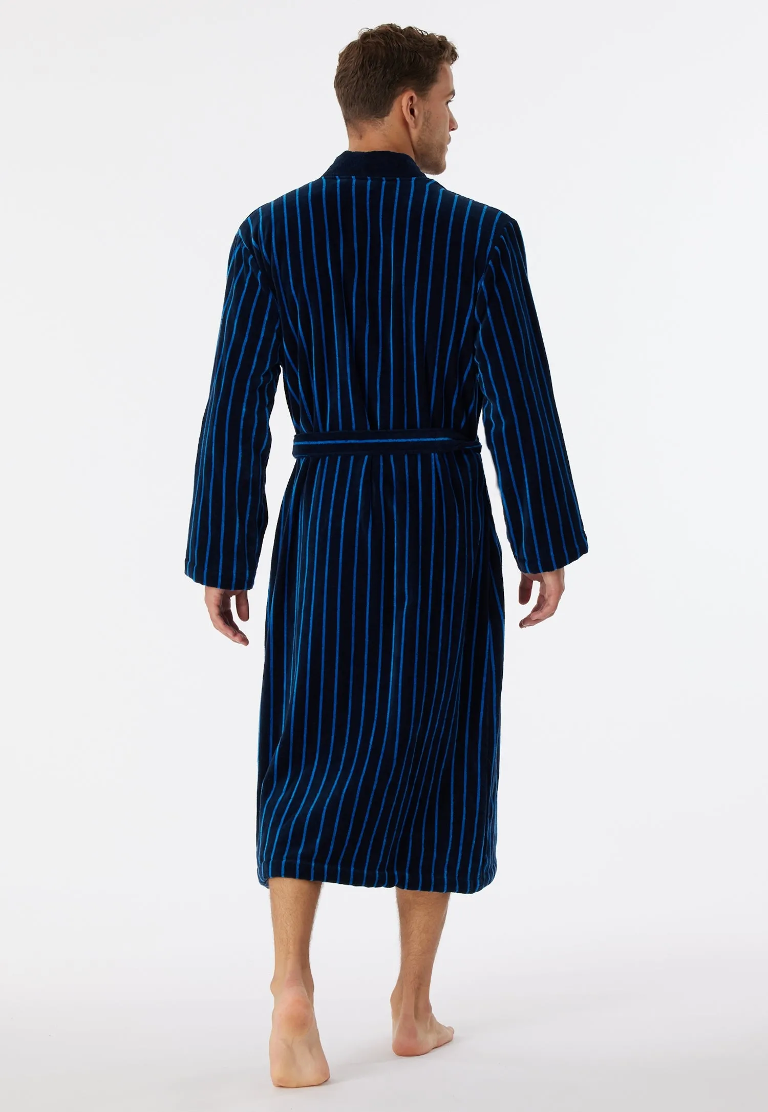 Schiesser - Essentials - Striped Bathrobe