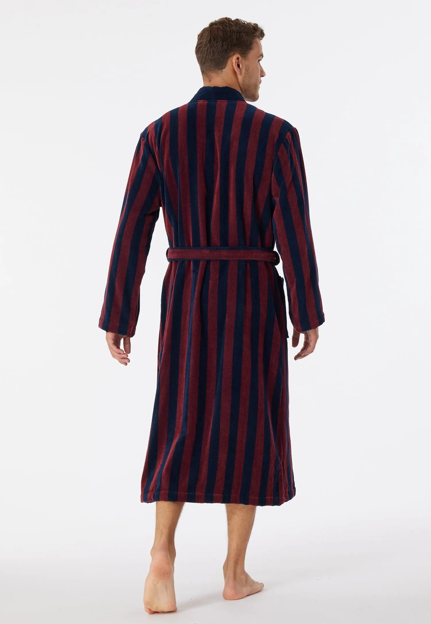 Schiesser - Essentials - Striped Bathrobe