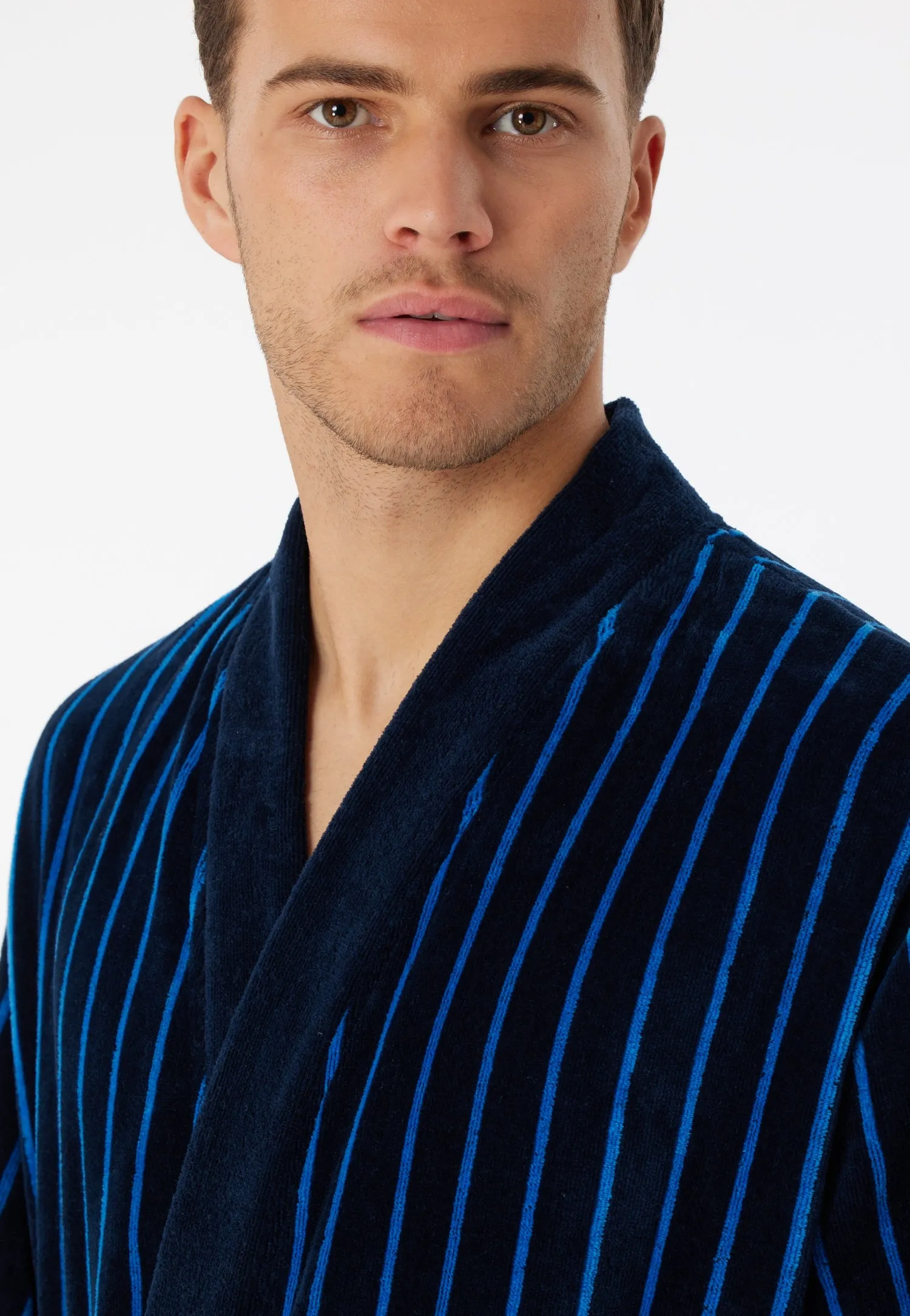 Schiesser - Essentials - Striped Bathrobe