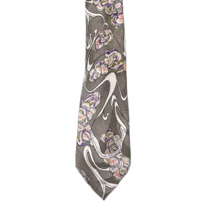 Screenplay by Martin Wong Men 100% Silk Tie Beige White