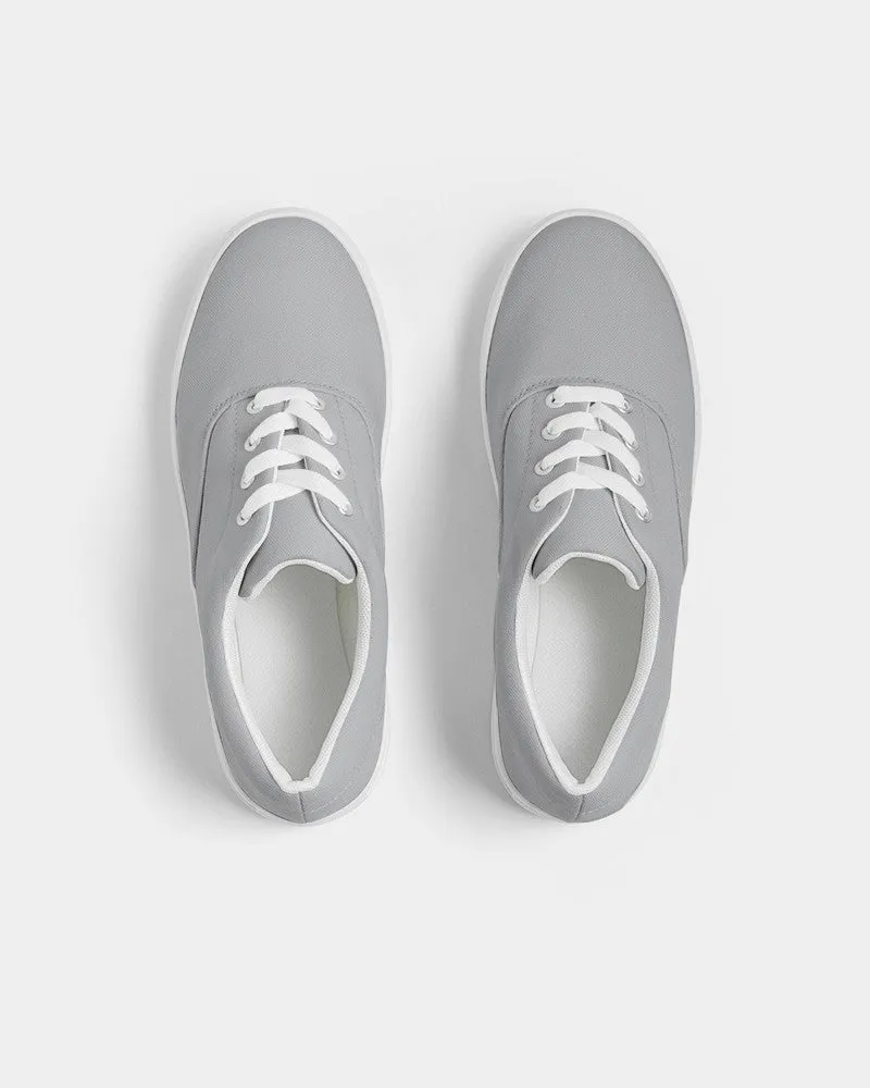 Shaded Pale Gray Canvas Sneakers | Men's | C0M0Y0K30