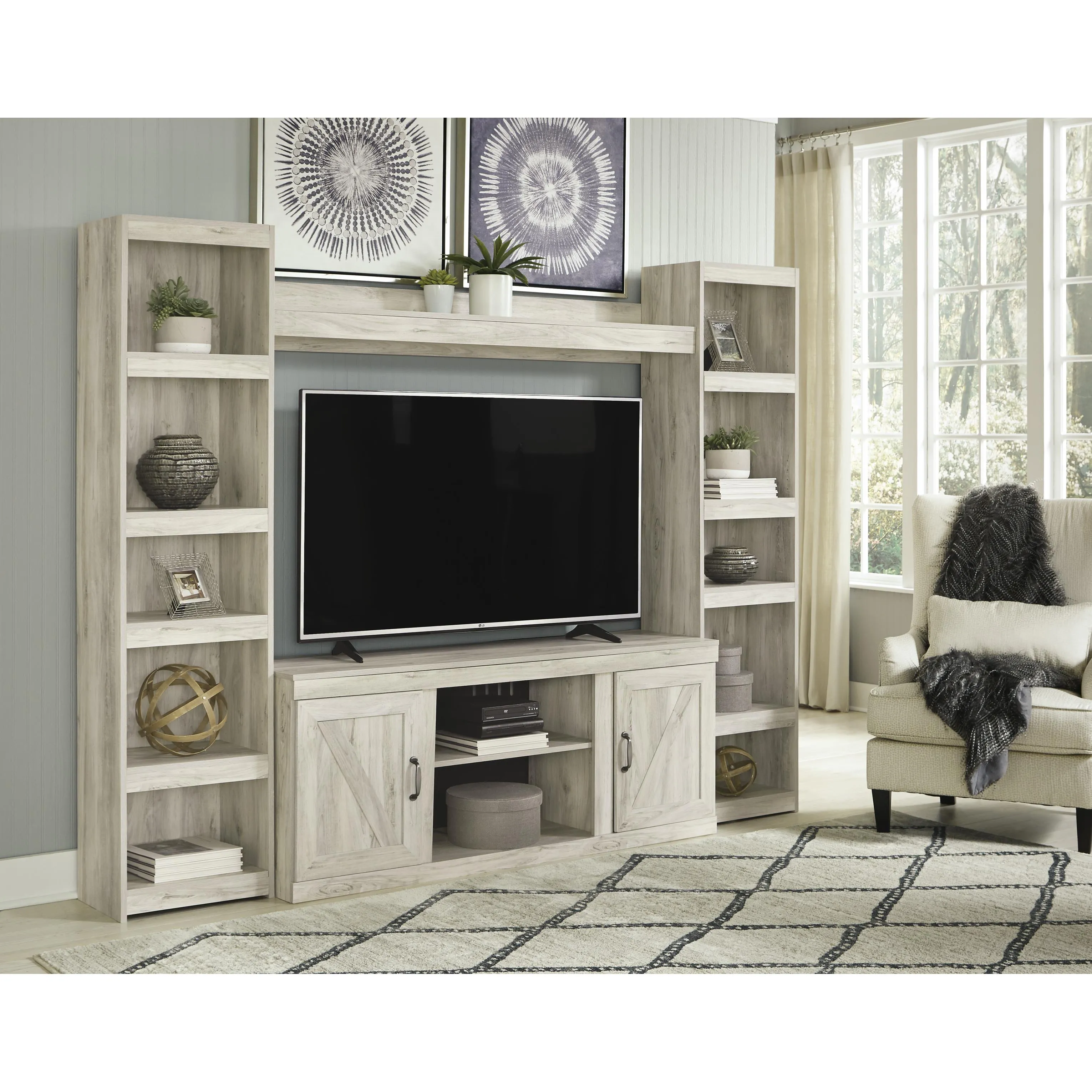Signature Design by Ashley Bellaby EW0331W6 4 pc Entertainment Center