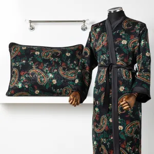 Silk Paisley Bathrobe