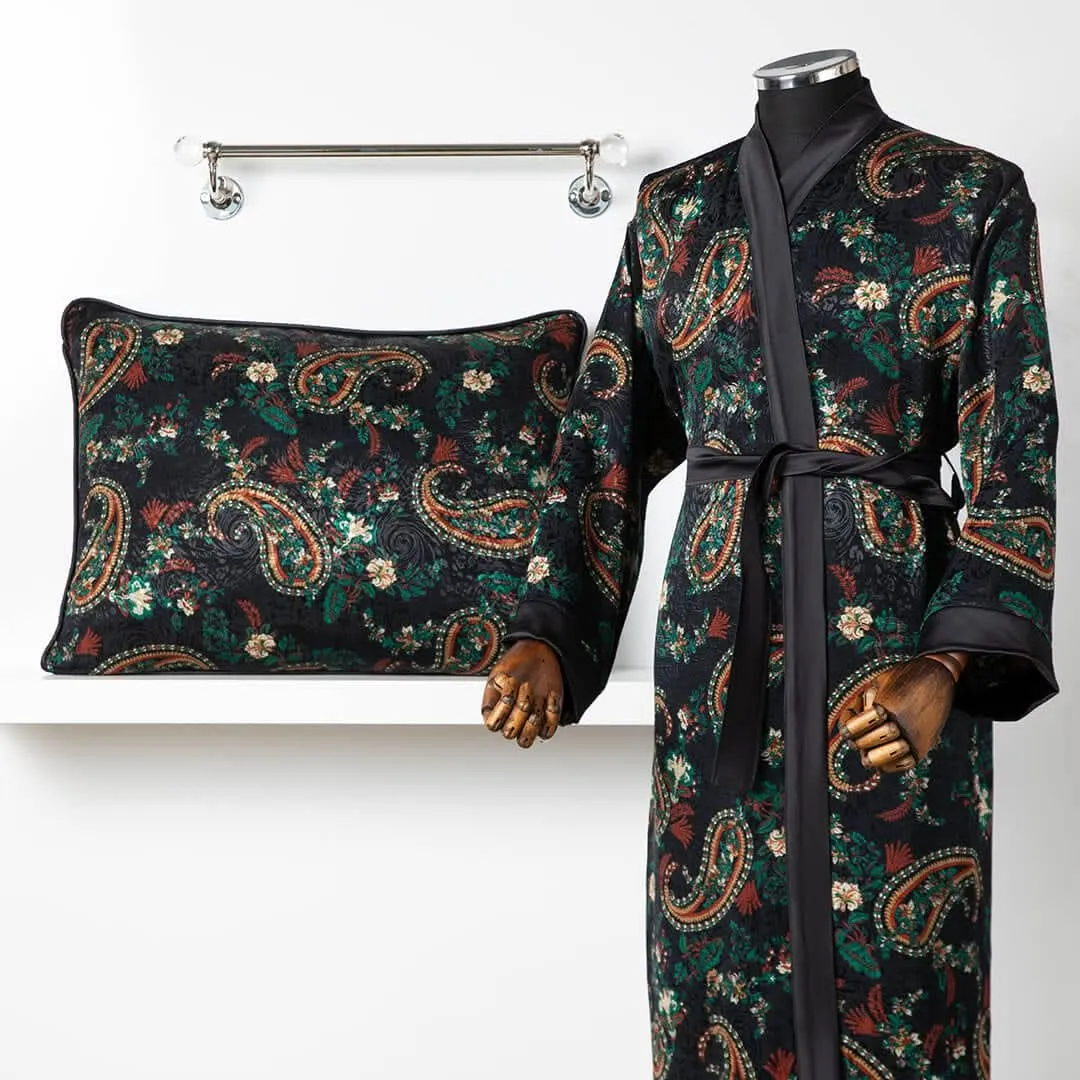 Silk Paisley Bathrobe