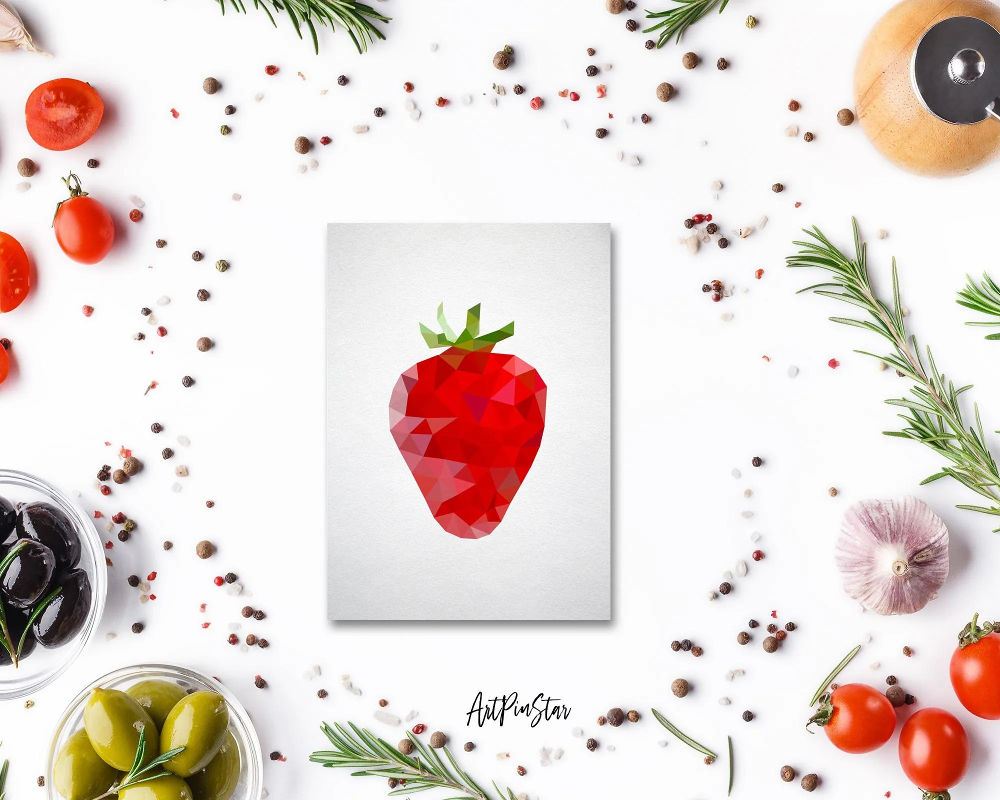 Strawberry Food Customized Gift Cards