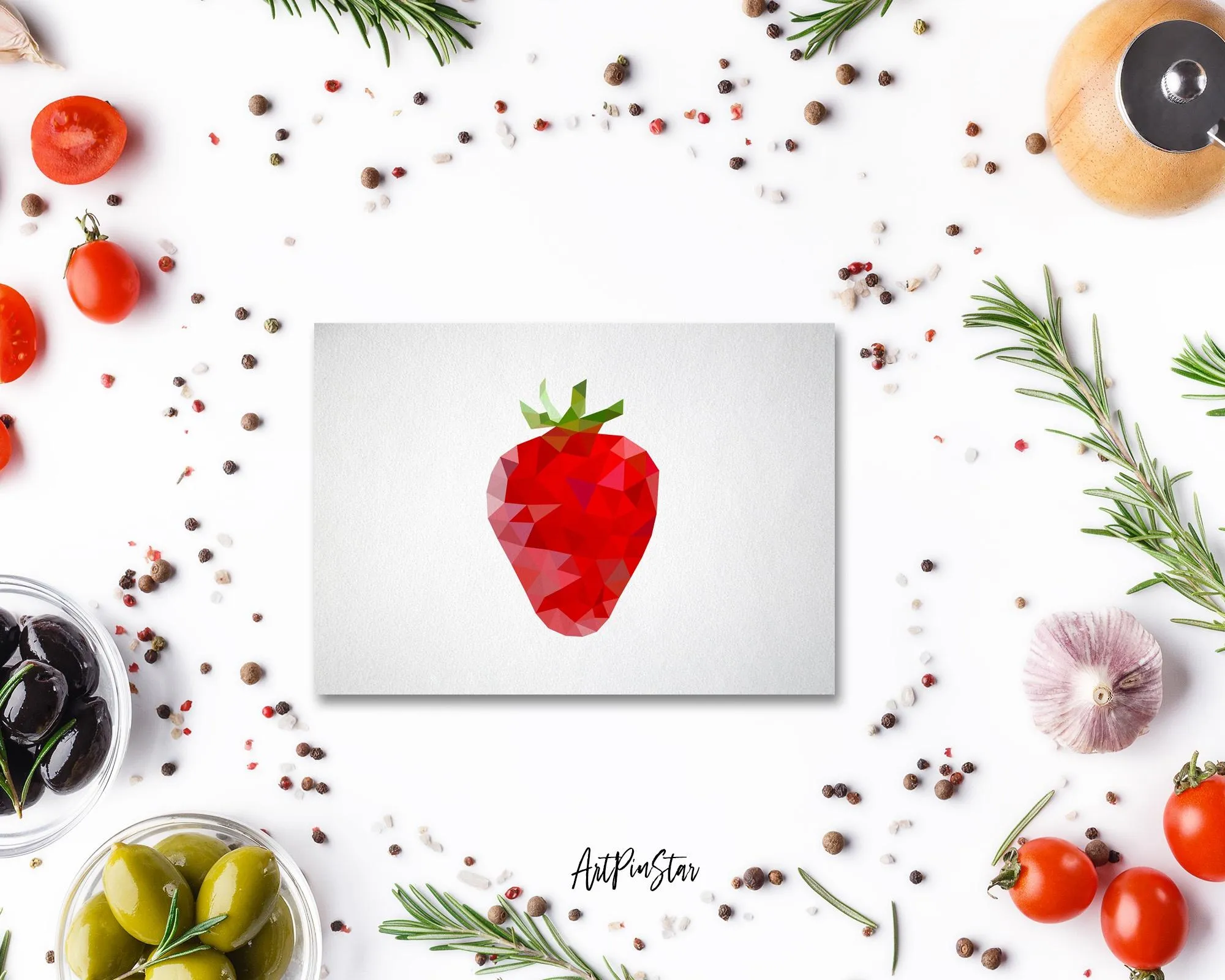 Strawberry Food Customized Gift Cards