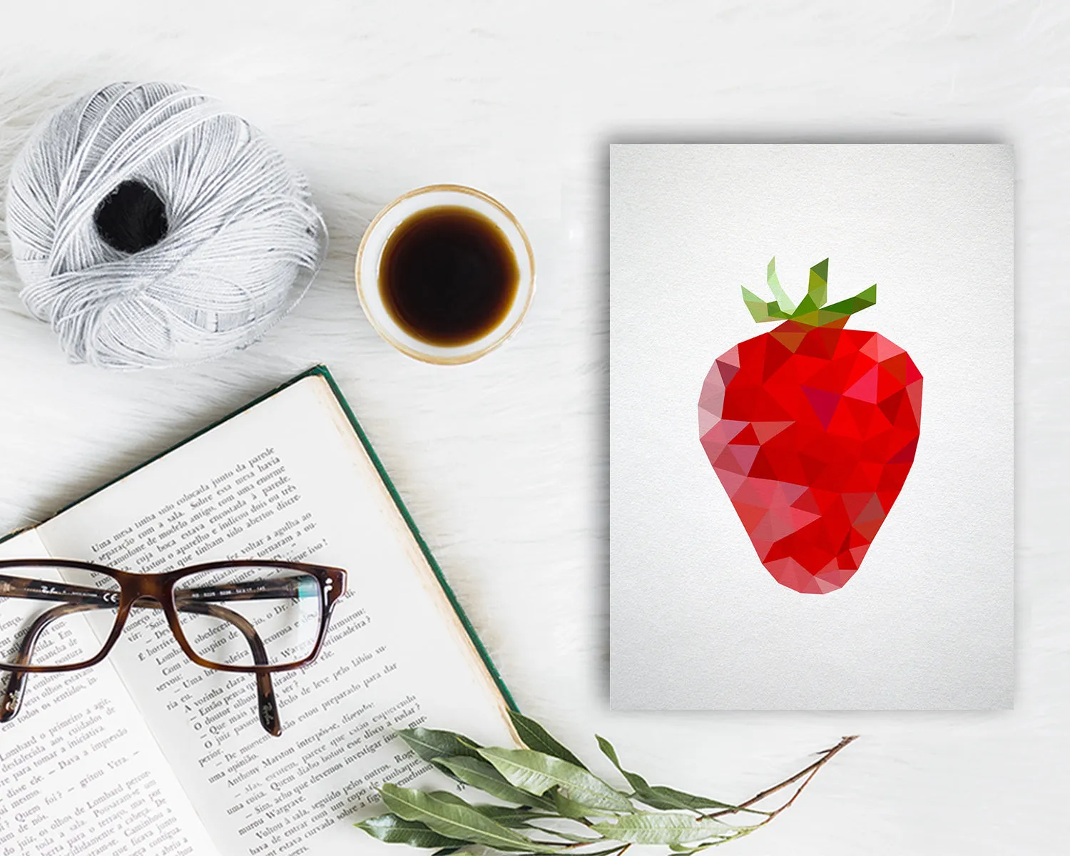 Strawberry Food Customized Gift Cards