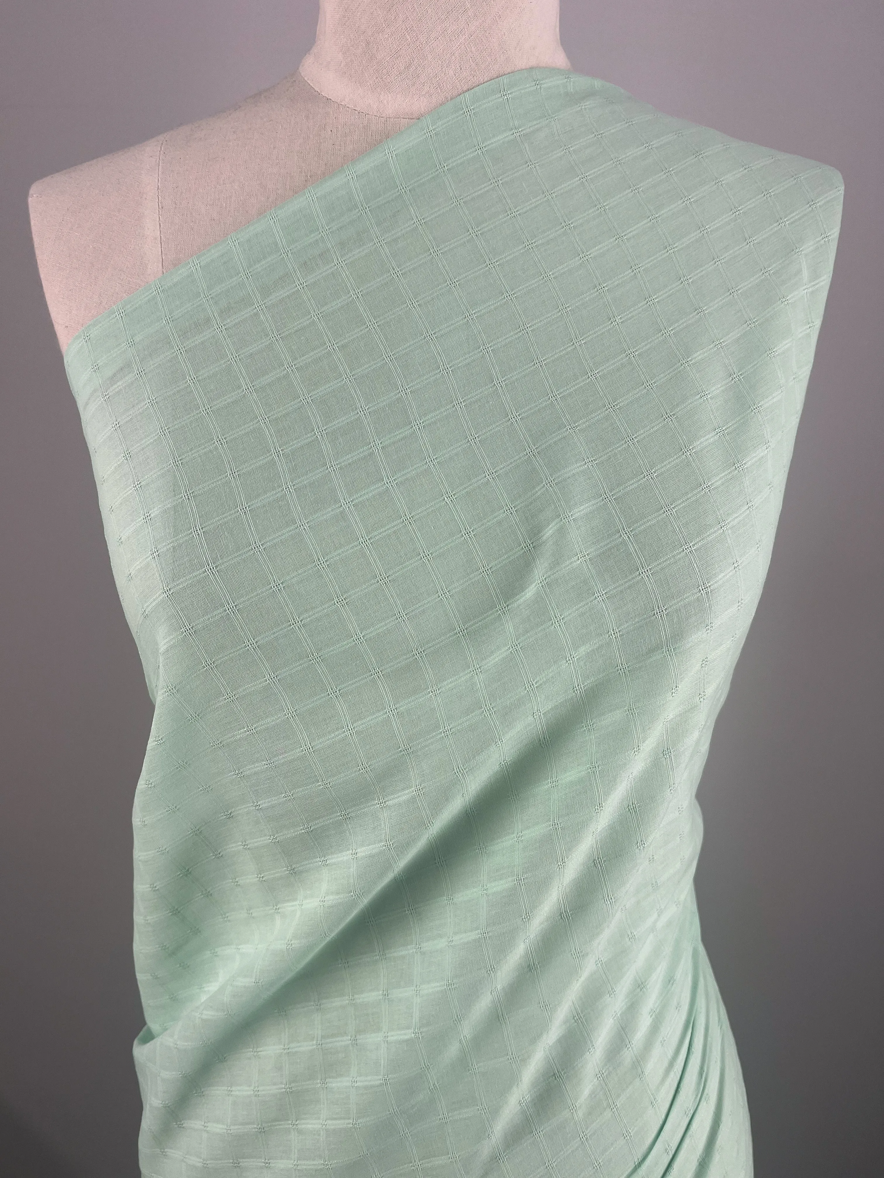 Textured Cotton - Honeydew - 145cm