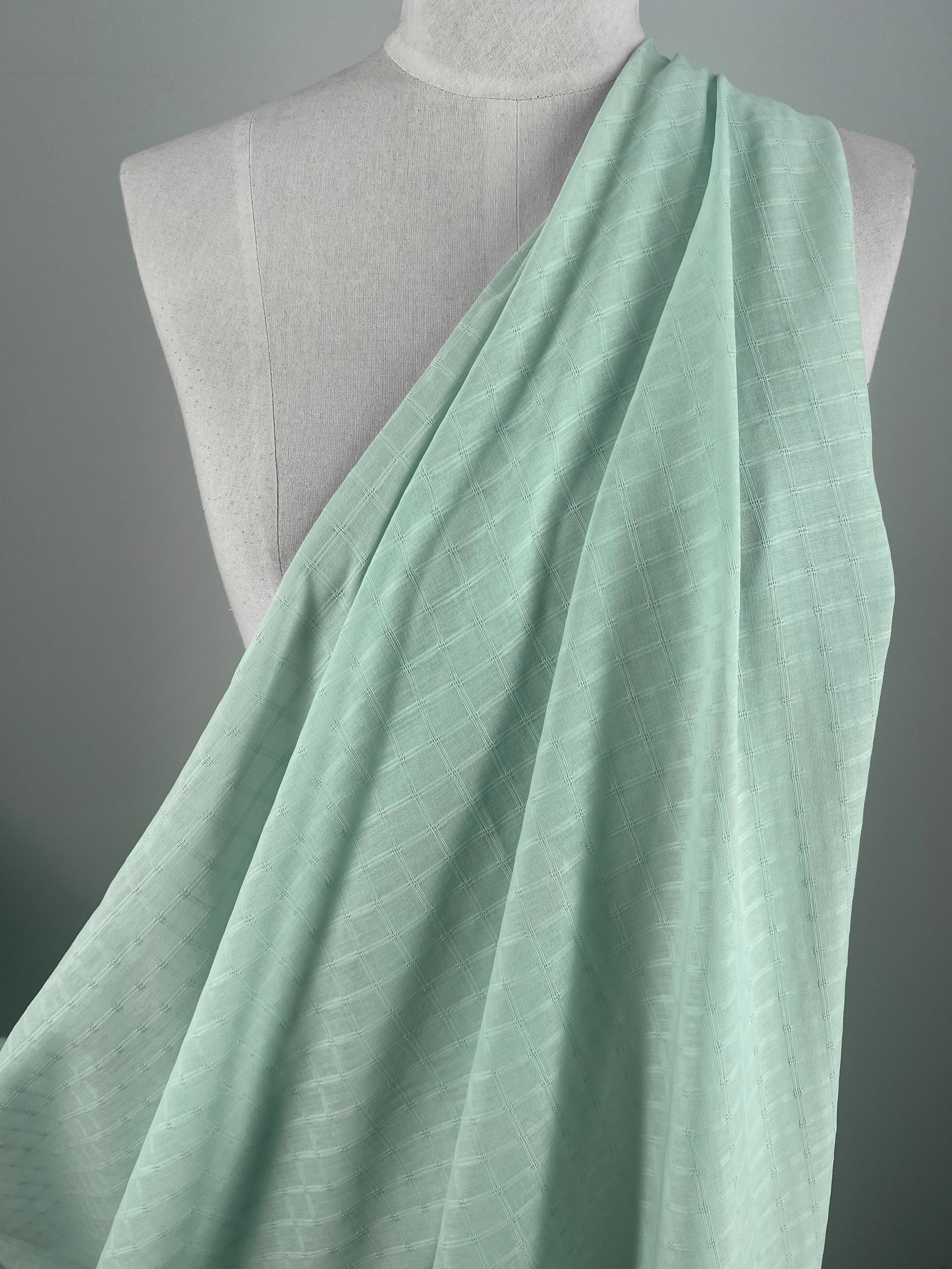 Textured Cotton - Honeydew - 145cm